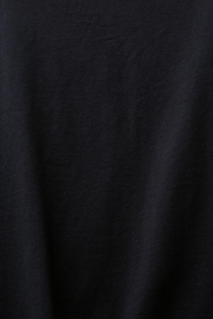 Koszulka z długim rękawem i okrągłym dekoltem, BLACK, detail image number 5