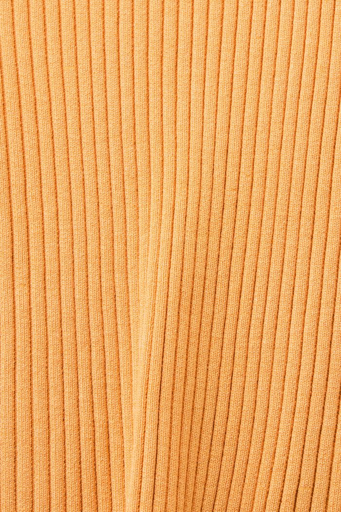 Prążkowany sweter, GOLDEN ORANGE, detail image number 5