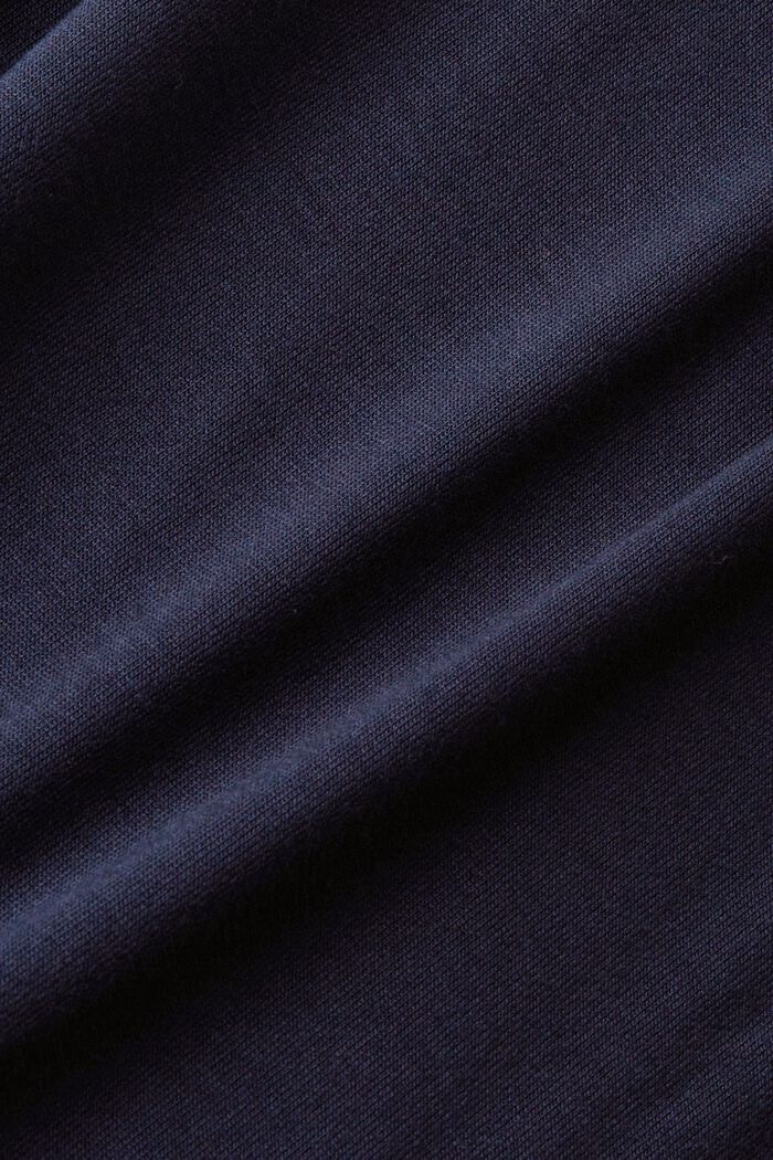 Bluzka z dekoltem w serek, LENZING™ ECOVERO™, NAVY, detail image number 5
