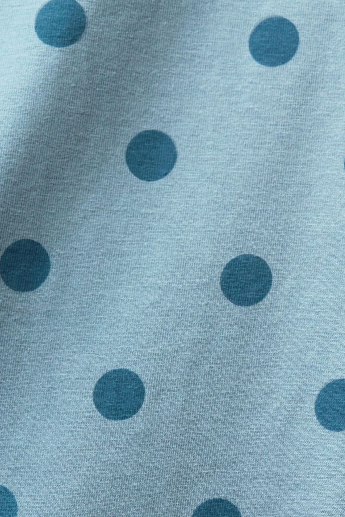 Koszula nocna w kropki, NEW  TEAL BLUE, detail image number 4