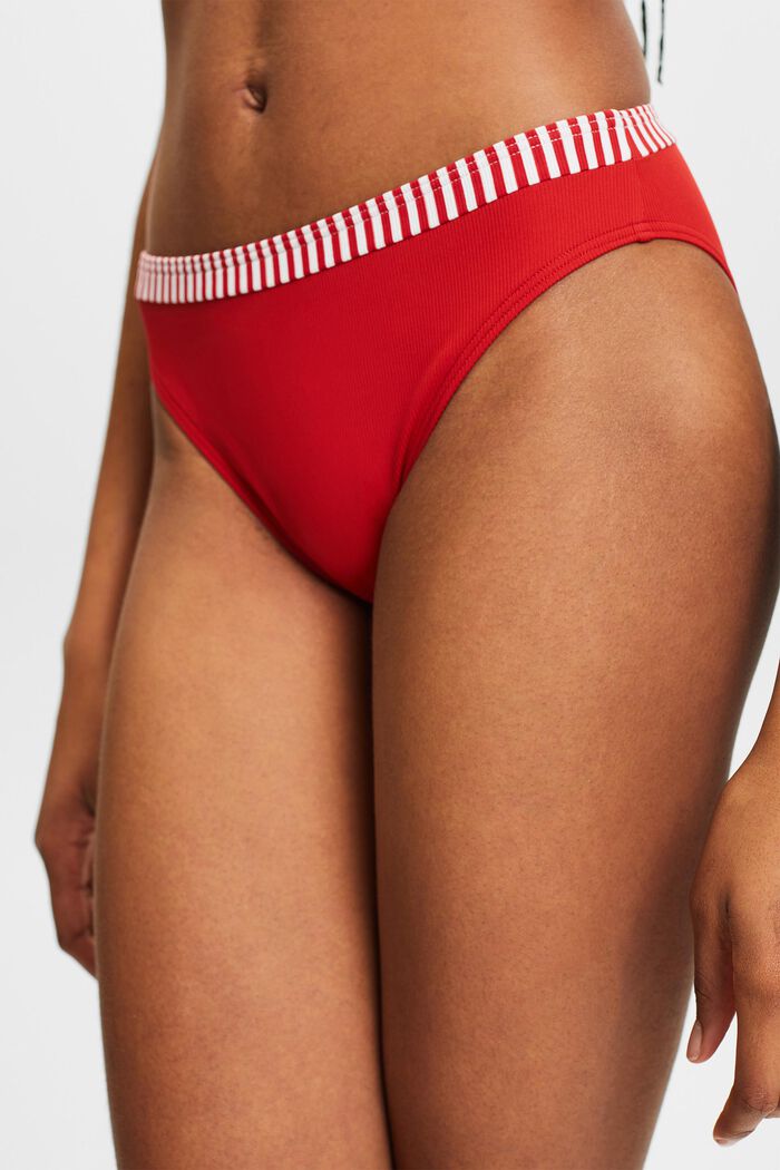 Dół od bikini ze średnim stanem, DARK RED, detail image number 2