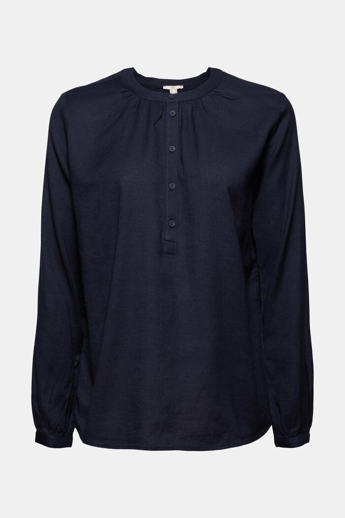 Bluzka henley, 100% bawełny, NAVY, detail image number 5