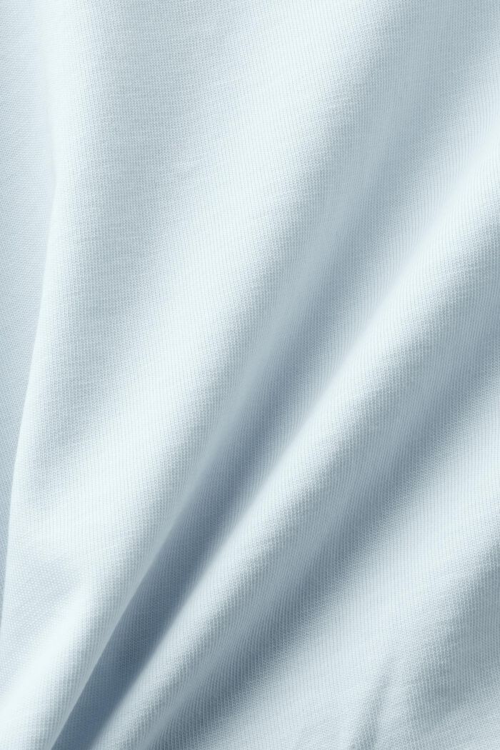 Dżersejowa koszulka henley, PASTEL BLUE, detail image number 6