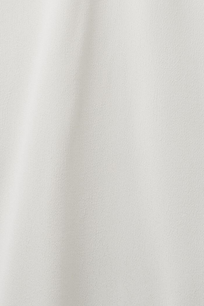 Bluzka basic z dekoltem w serek, OFF WHITE, detail image number 5