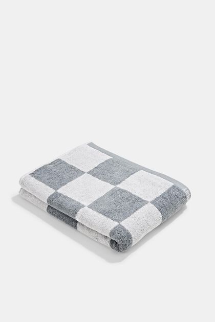 Ręcznik w kratkę, 100% bawełna
