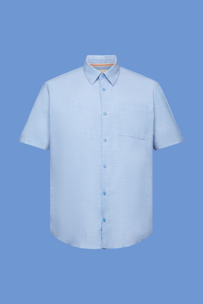 Bawełniana koszula zapinana na guziki, LIGHT BLUE, detail image number 5