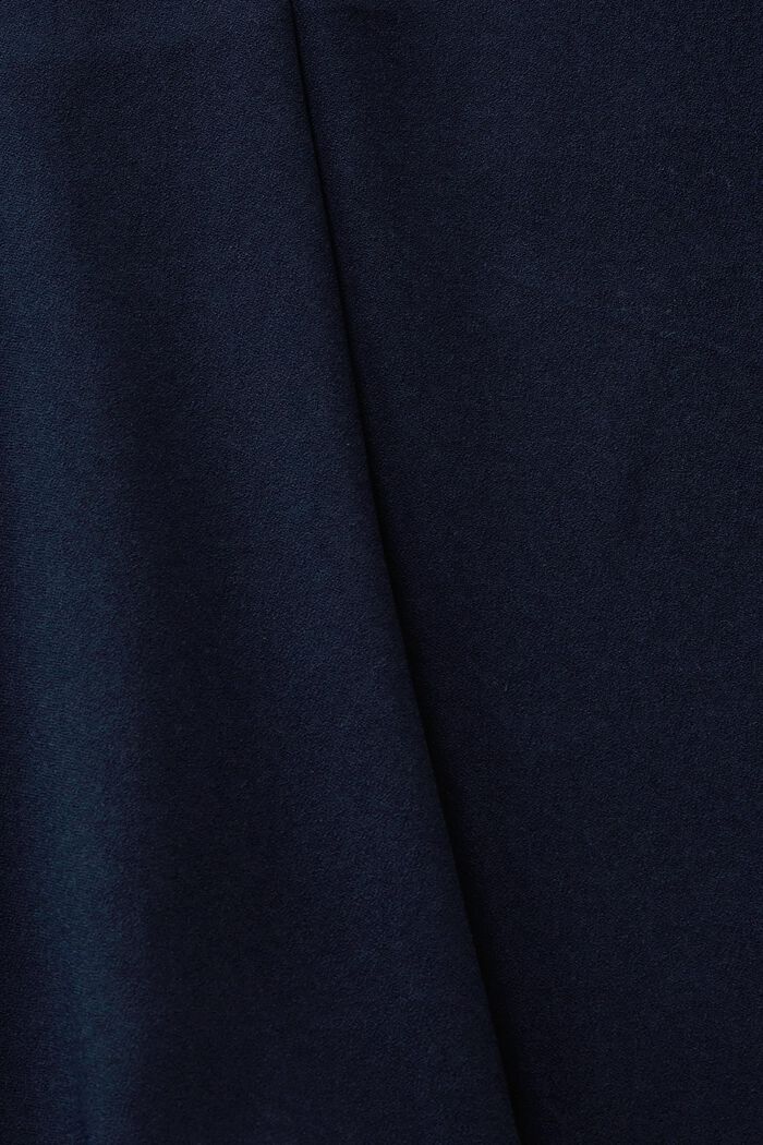 Bluzka bez rękawów z dekoltem w serek, NAVY, detail image number 5