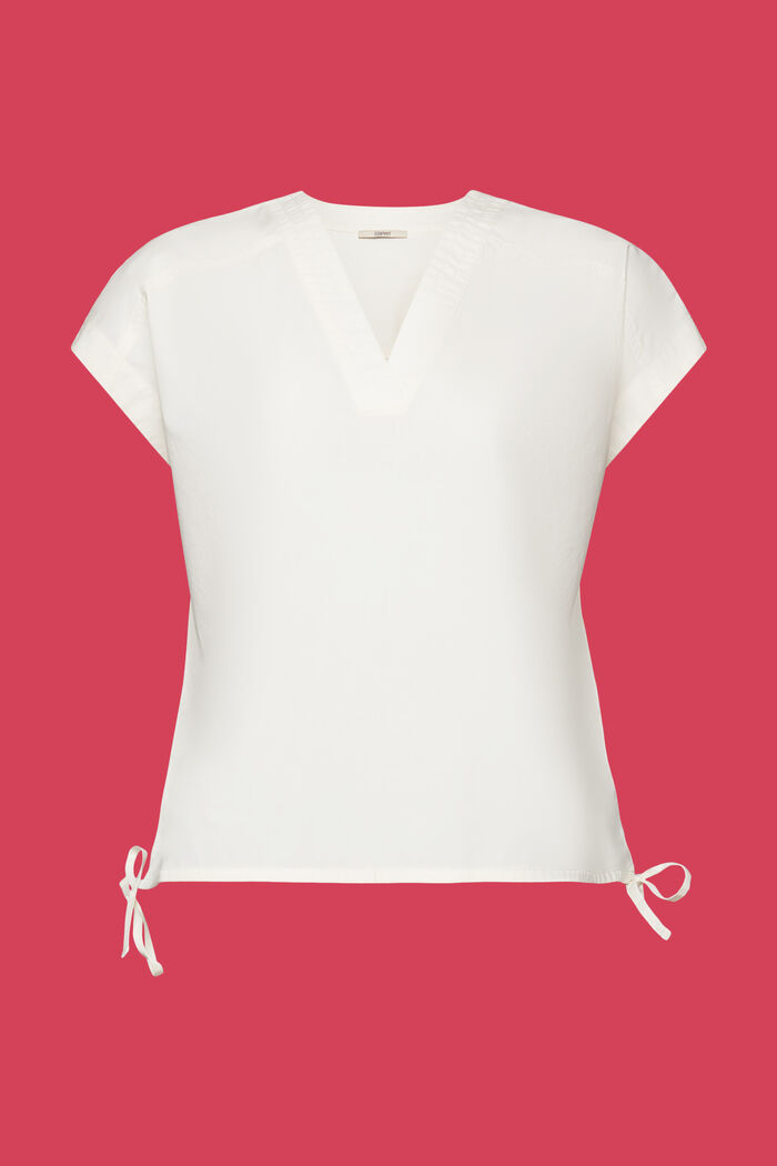 Bluzka bez rękawów, 100% bawełny, OFF WHITE, detail image number 5