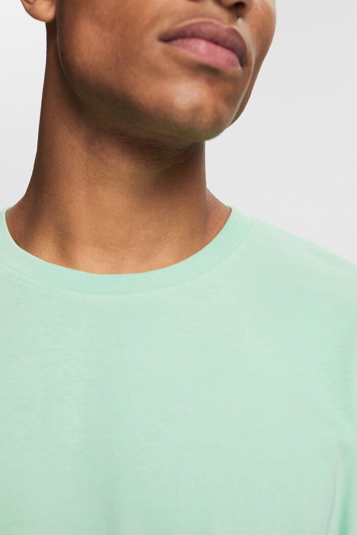 Jednokolorowy T-shirt, PASTEL GREEN, detail image number 0