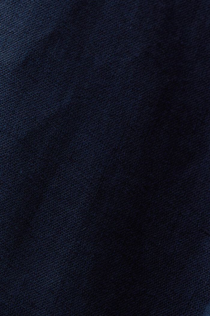 Sukienka koszulowa z paskiem, mieszanka lnu i bawełny, NAVY, detail image number 5
