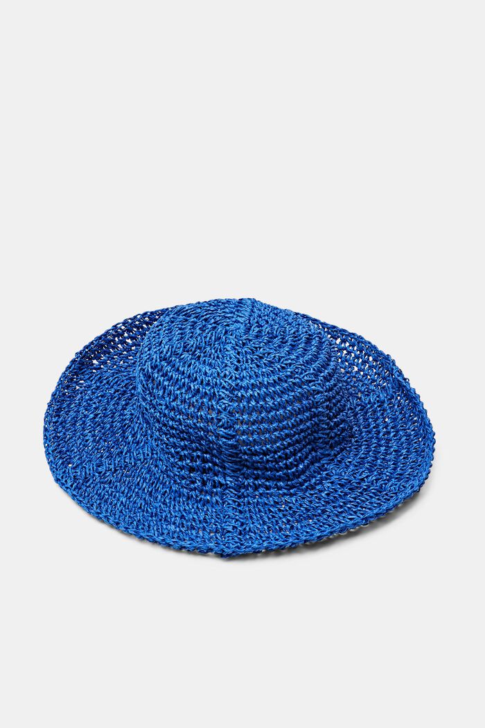 Słomkowy kapelusz, BRIGHT BLUE, detail image number 0