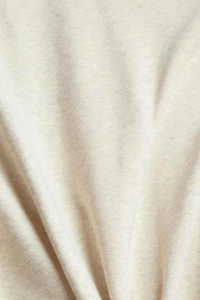 Melanżowa bluza ze ściąganym sznurkiem, OFF WHITE, detail image number 4