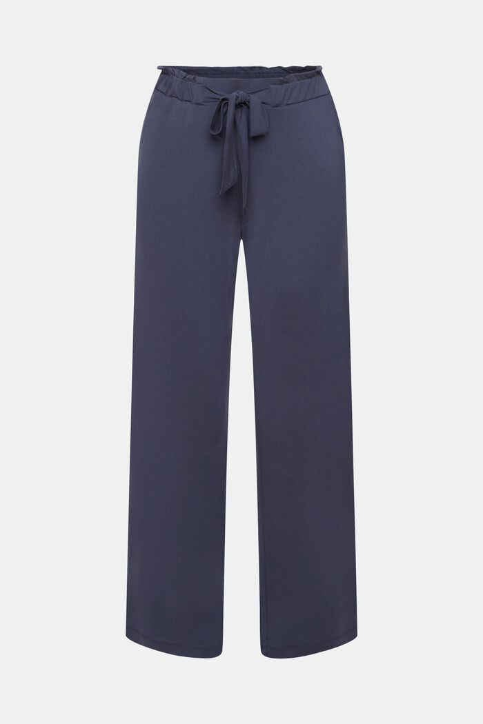 Spodnie od piżamy z przyszytym, wiązanym paskiem, TENCEL™, INK, detail image number 2