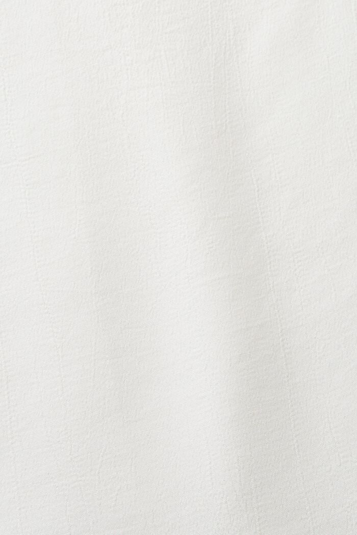 Bluzka z dekoltem w serek, wiskoza LENZING™ i ECOVERO™, OFF WHITE, detail image number 5