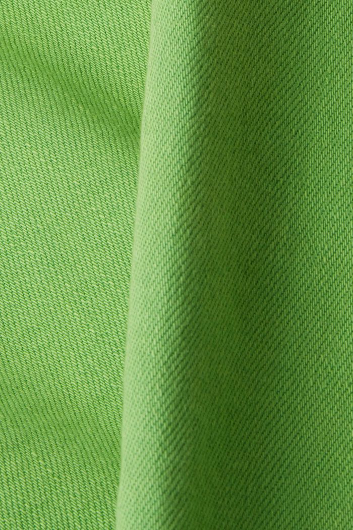 Skrócone spodnie z postrzępionym dołem, GREEN, detail image number 6