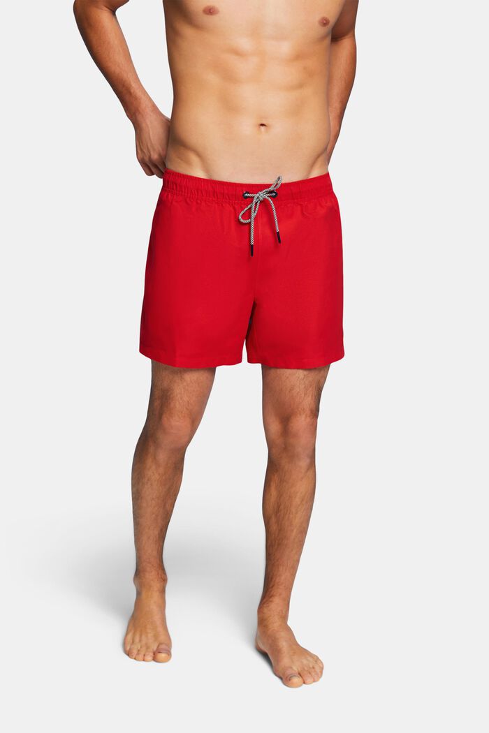 Spodnie plażowe z elastycznym pasem, ORANGE RED, detail image number 0