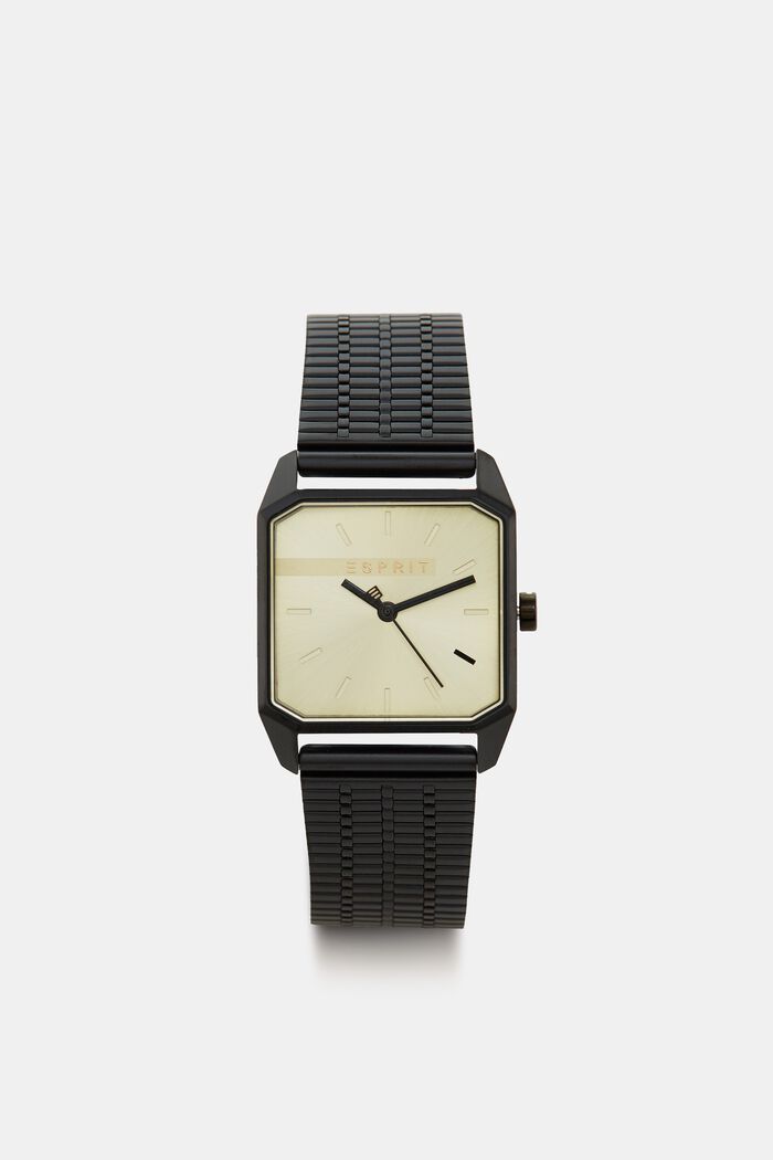 Zegarek ze stali szlachetnej, BLACK, detail image number 0