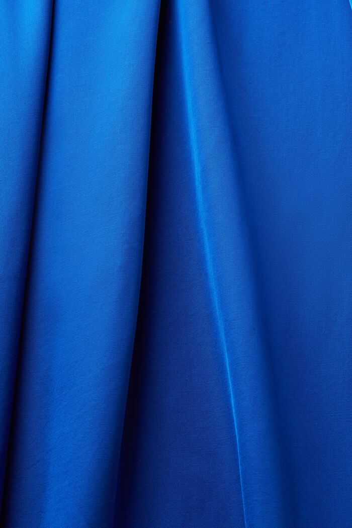 Satynowa sukienka bez rękawów, BRIGHT BLUE, detail image number 6