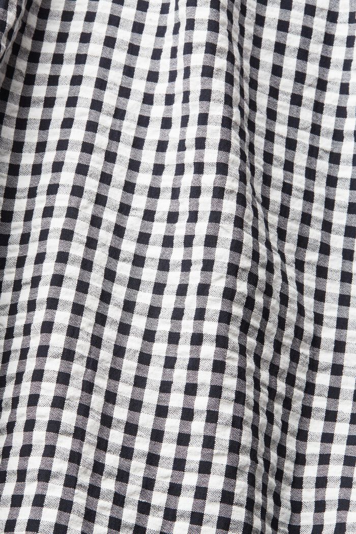 Kraciasta sukienka mini , BLACK, detail image number 4