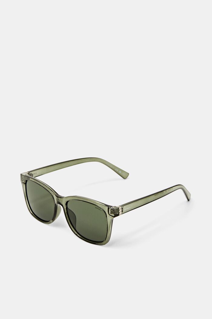 Kwadratowe okulary przeciwsłoneczne, OLIVE GREEN, detail image number 2