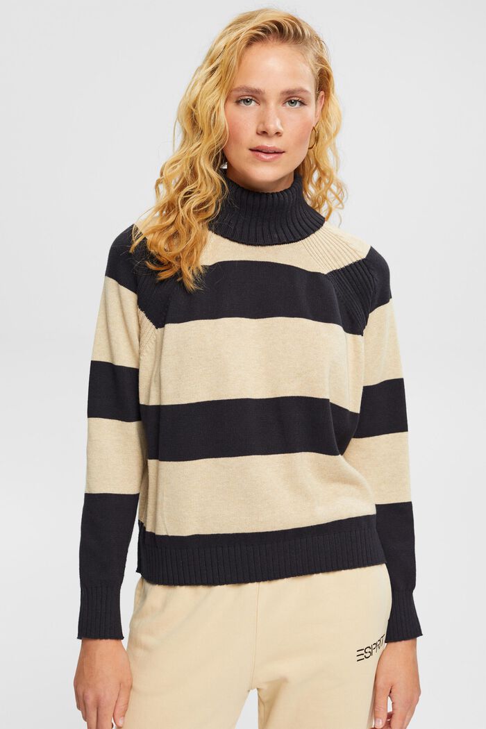 Sweter z golfem, 100% bawełny