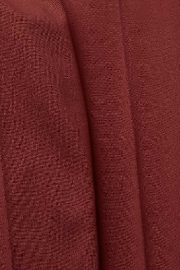 Spodnie z jerseyu z kantem, RUST BROWN, detail image number 5
