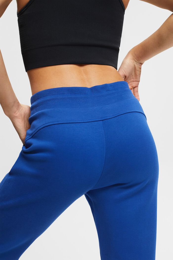 Spodnie joggingowe, mieszanka bawełniana, BRIGHT BLUE, detail image number 4