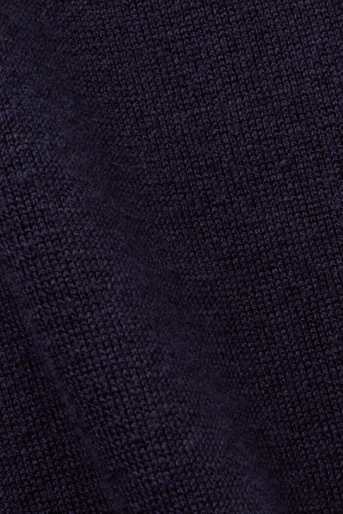 Koszulka polo z mieszanki TENCELU i ekologicznej bawełny, NAVY, detail image number 5
