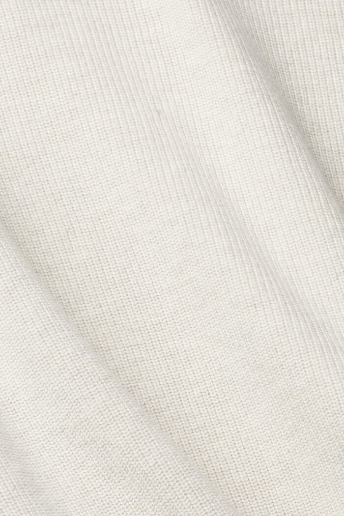 Prążkowany półgolf, OFF WHITE, detail image number 5