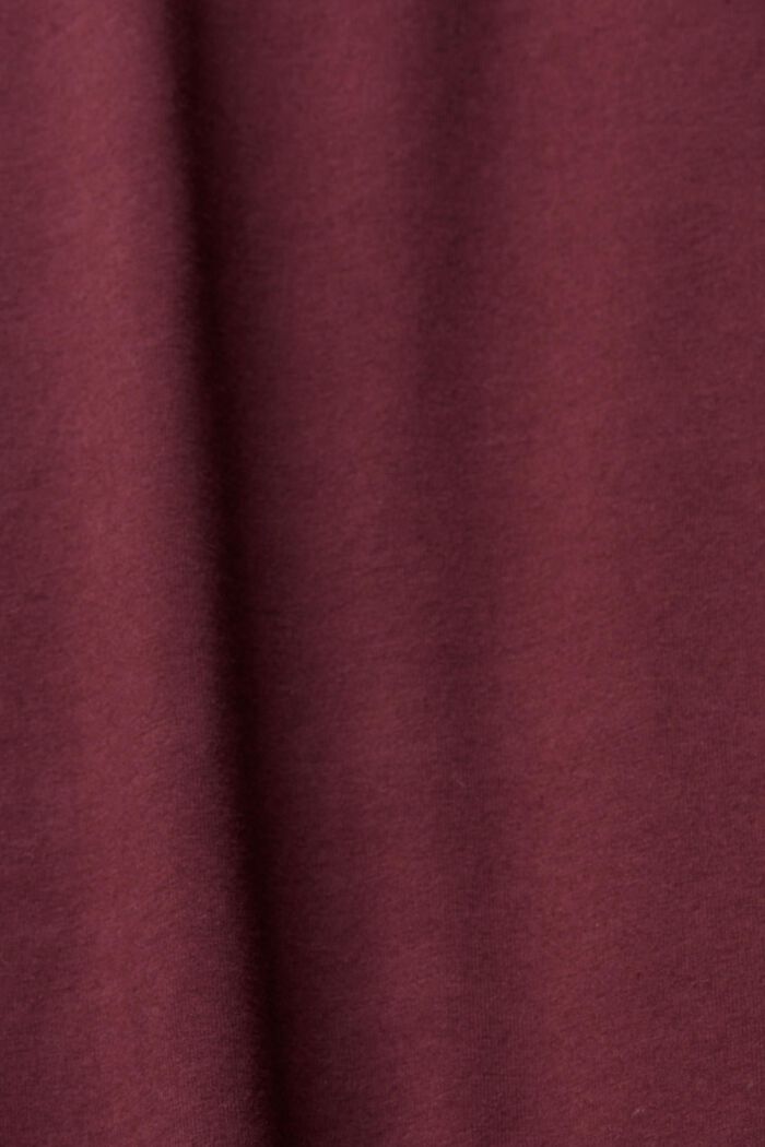 Piżama z flanelowymi spodniami w kratkę, BORDEAUX RED, detail image number 1