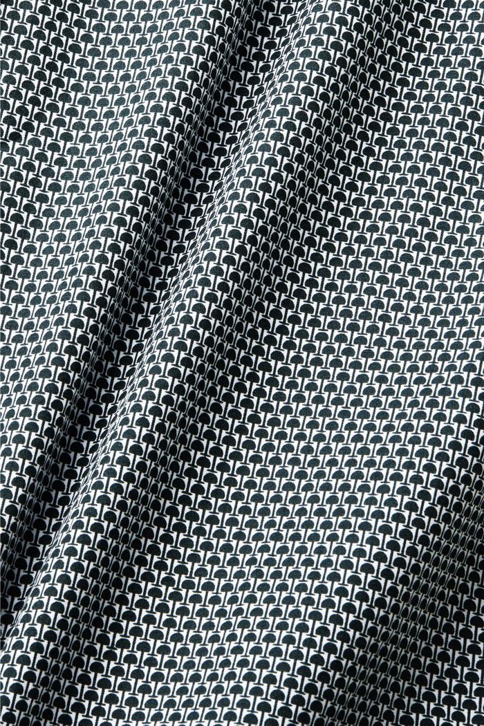 Koszula o fasonie slim fit ze wzorem na całej powierzchni, DARK TEAL GREEN, detail image number 5
