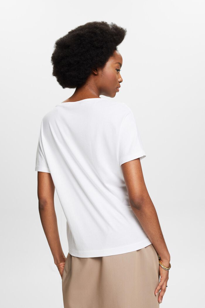 T-shirt z graficznym nadrukiem, WHITE, detail image number 2