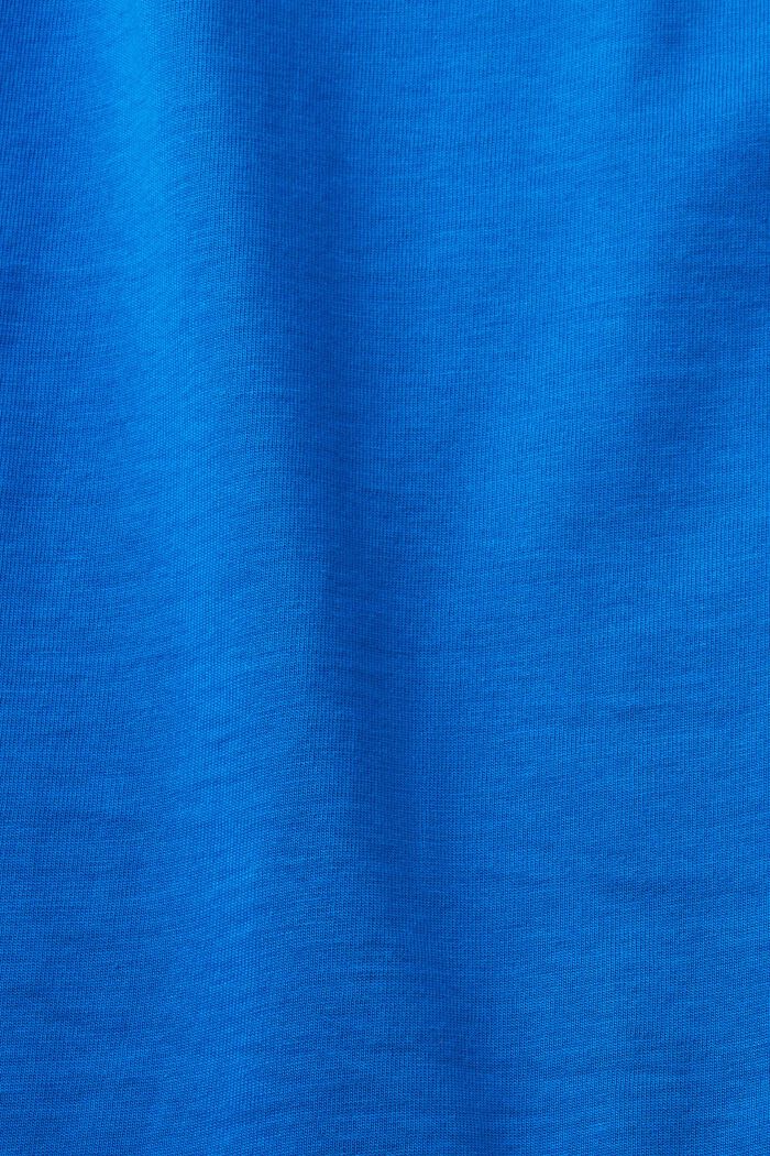 Bawełniany T-shirt z logo w kształcie serca, BLUE, detail image number 6