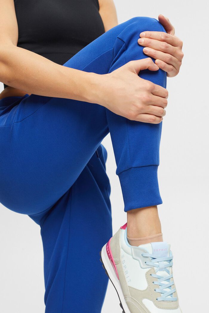 Spodnie joggingowe, mieszanka bawełniana, BRIGHT BLUE, detail image number 6