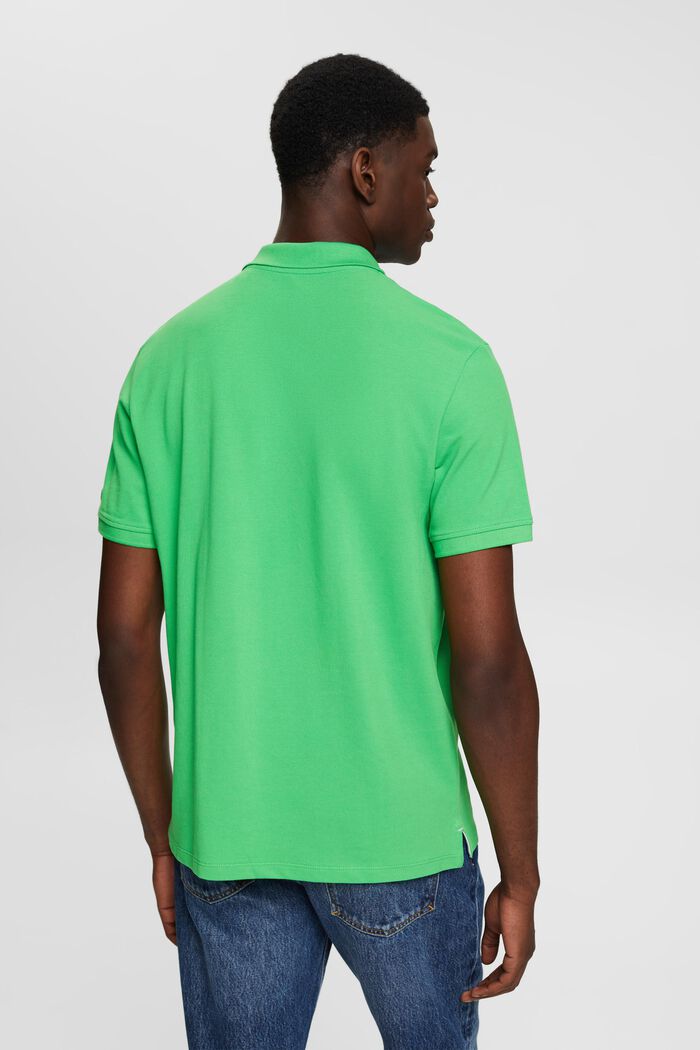 Koszulka polo, fason slim fit, GREEN, detail image number 3
