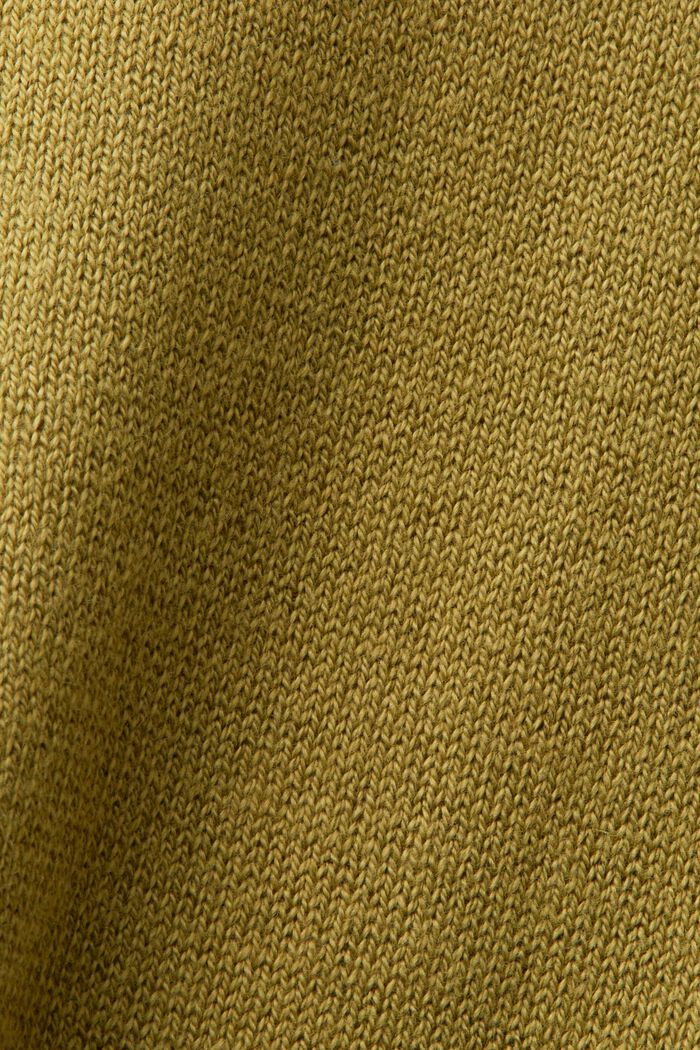Kardigan z ażurowej dzianiny, 100% bawełna, PISTACHIO GREEN, detail image number 5