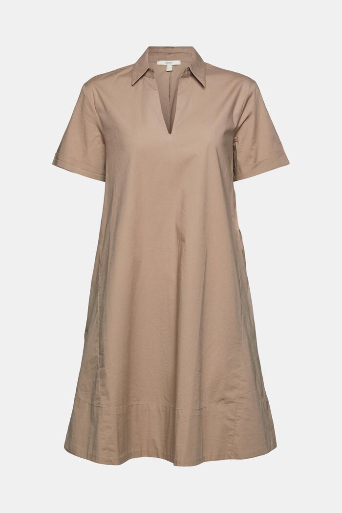 Sukienka koszulowa z bawełny ze streczem