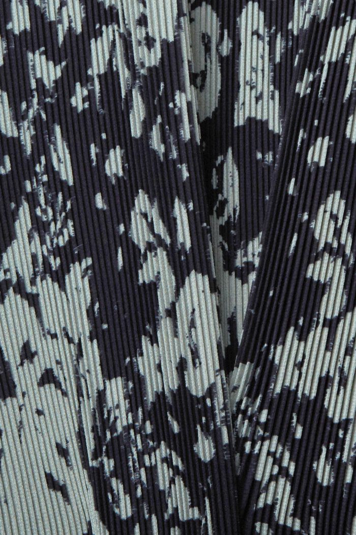 Wzorzysta plisowana sukienka, NAVY, detail image number 1