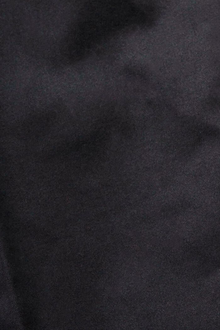 Spodnie slim fit z wysokim stanem, BLACK, detail image number 4