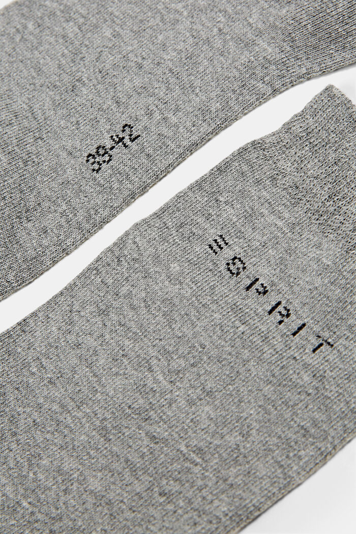 2 pary skarpet z logo, mieszanka z bawełną ekologiczną