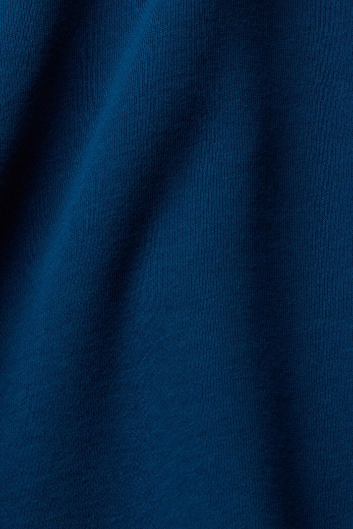 Bluza z zamkiem do połowy długości, PETROL BLUE, detail image number 1