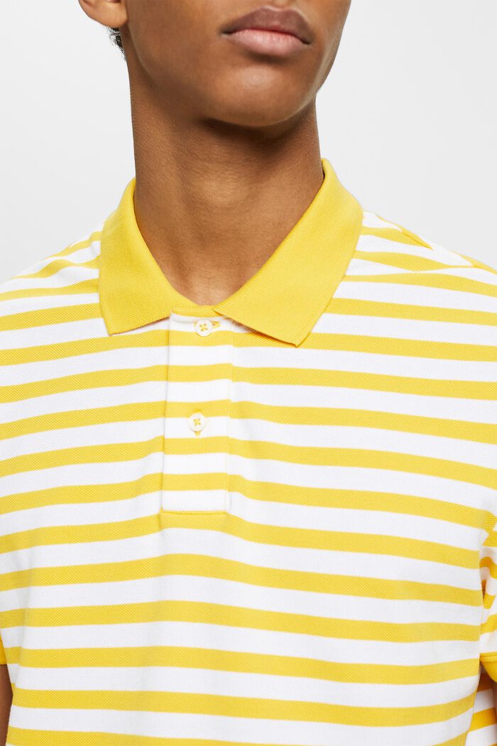 Koszulka polo w paski, slim fit, GOLDEN ORANGE, detail image number 2