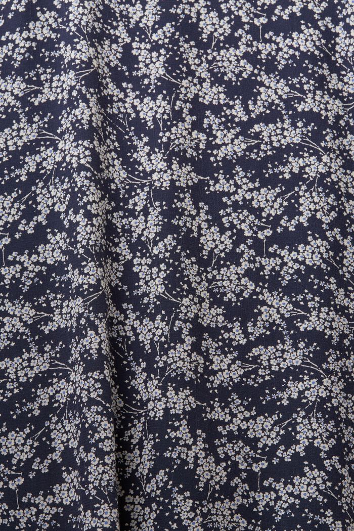 Wzorzysta bluzka, LENZING™ ECOVERO™, BLUE, detail image number 5