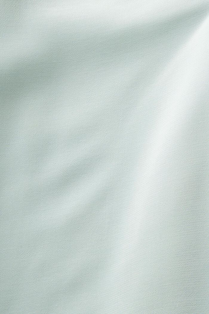 Bluzka bez rękawów z koronkowym wykończeniem, LIGHT AQUA GREEN, detail image number 5