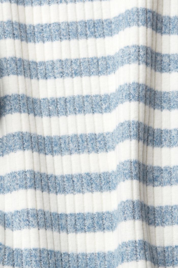 Sweter w paski, PETROL BLUE, detail image number 1
