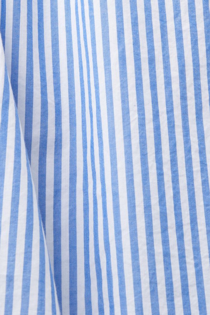 Bluzka z krótkim rękawem w paski, 100% bawełna, BRIGHT BLUE, detail image number 4