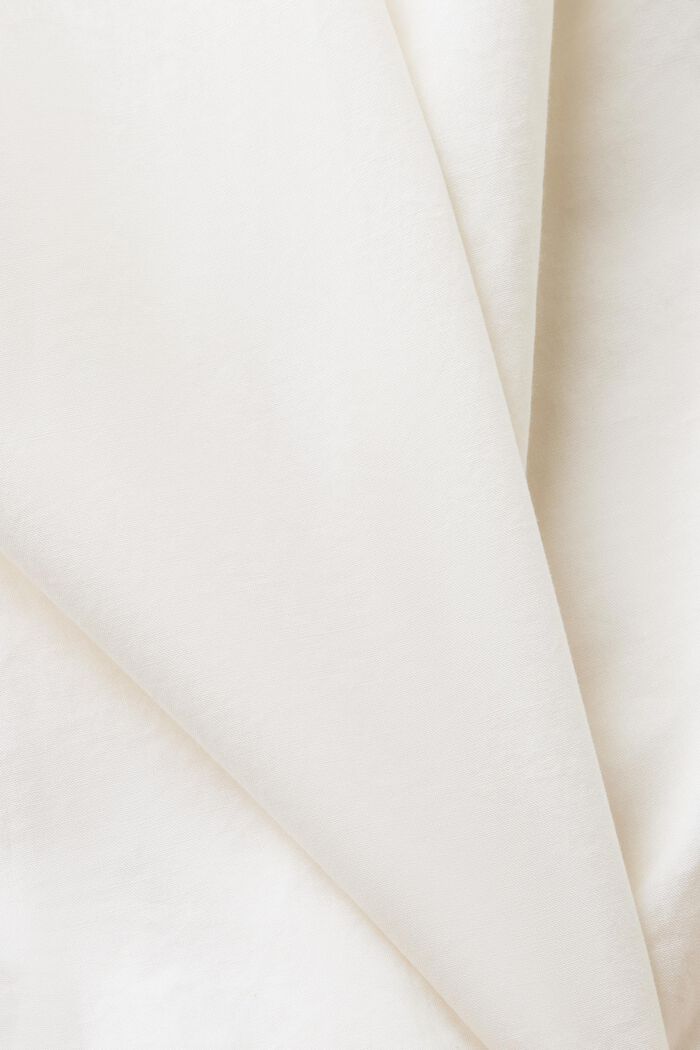 Bluzka z popeliny, 100% bawełny, OFF WHITE, detail image number 5