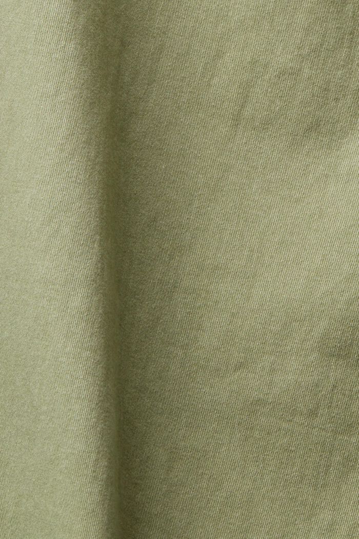 Spodnie chino z bawełny ze streczem, LIGHT KHAKI, detail image number 6