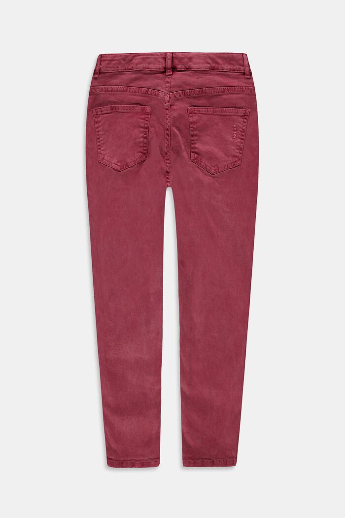 Pants woven, DARK RED, detail image number 1