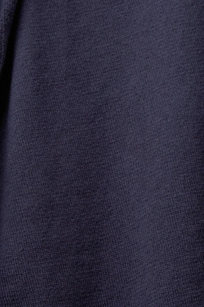 Dzianinowy sweter z dekoltem w serek, NAVY, detail image number 4